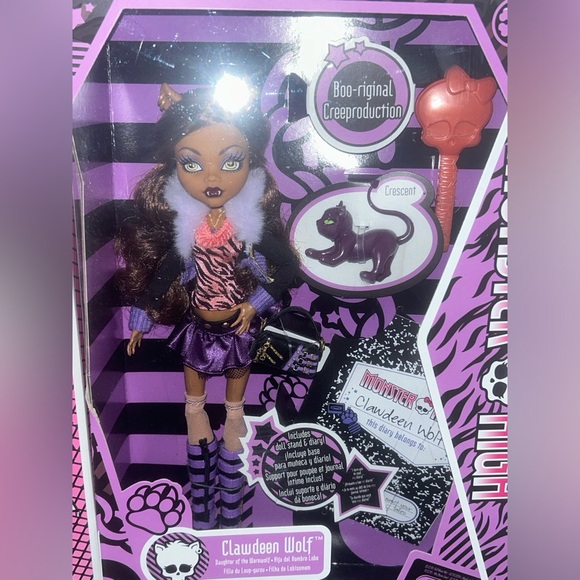 Monster High Clawdeen Wolf Booriginal Creeproduction Doll - Picture 1 of 10